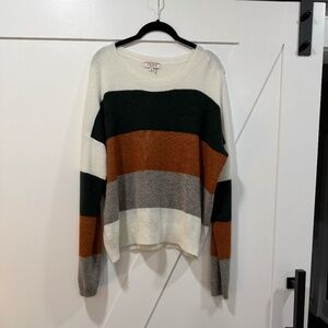 ANDREE FALL STRIPED SWEATER - VERY NICE. SIZE MEDIUM